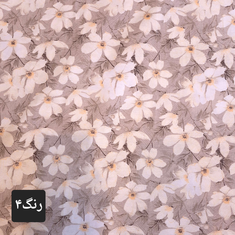 پارچه ملحفه وایت لند طرح نیکا