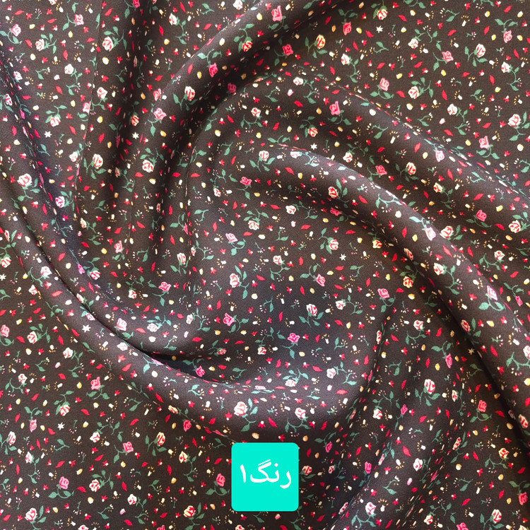 پارچه نخی گل خشخاشی